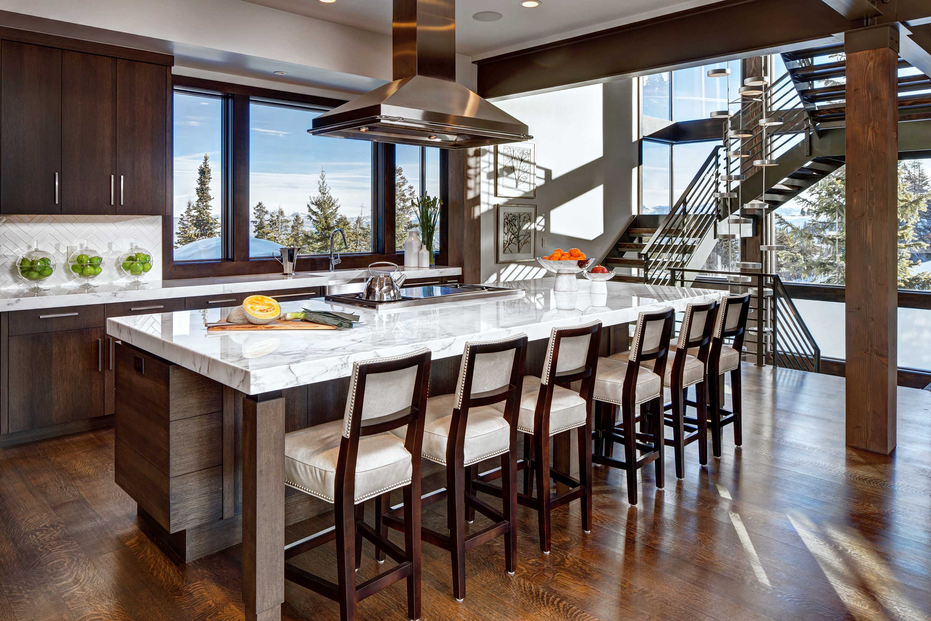 Stein Eriksen Residences project in Park City, Utah photographed by architecture photographer Alan Blakely.