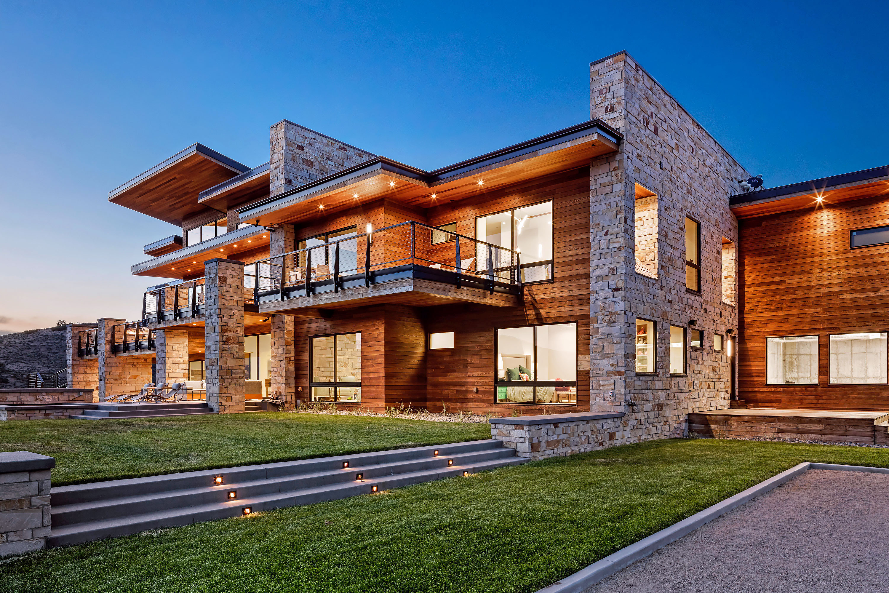 Mountain Estate Home - Heber City, Utah. Architectural Photography by Alan Blakely.