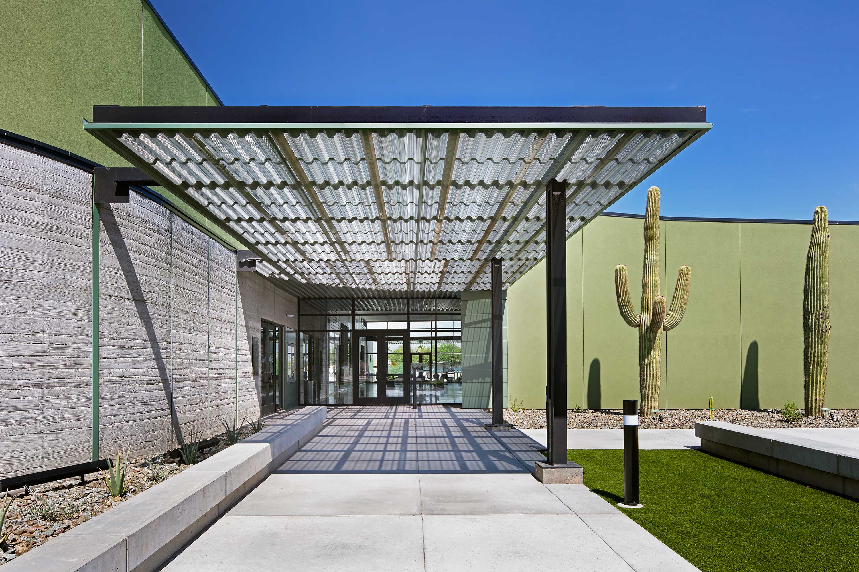 Eloy City Hall - Eloy, Arizona. For PAC-CLAD. Architecture Photography by Alan Blakely. 