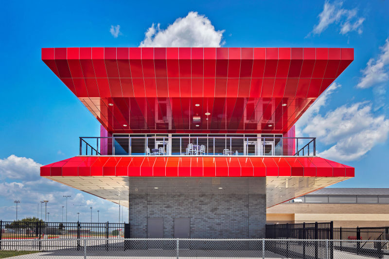 Del Valle High School - Austin, Texas. Architecture Photography by Alan Blakely. 