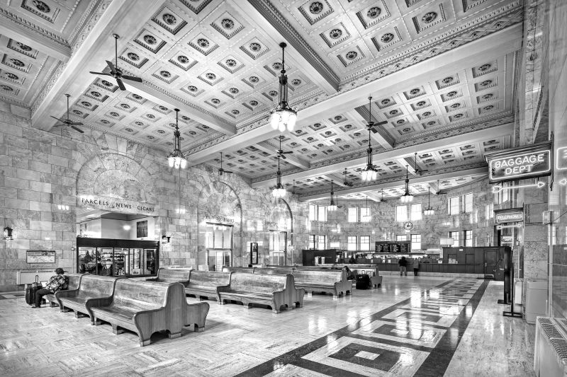 Union Station - Portland, Oregon. Architecture Photography by Alan Blakely. 