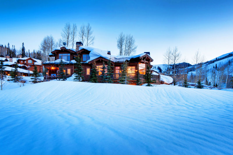 Mountain Estate Home - Park City, Utah. Architectural Photography by Alan Blakely.