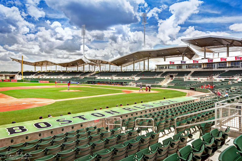 Boston Red Sox Training - Fort Myers, Florida. Architecture Photography by Alan Blakely. 