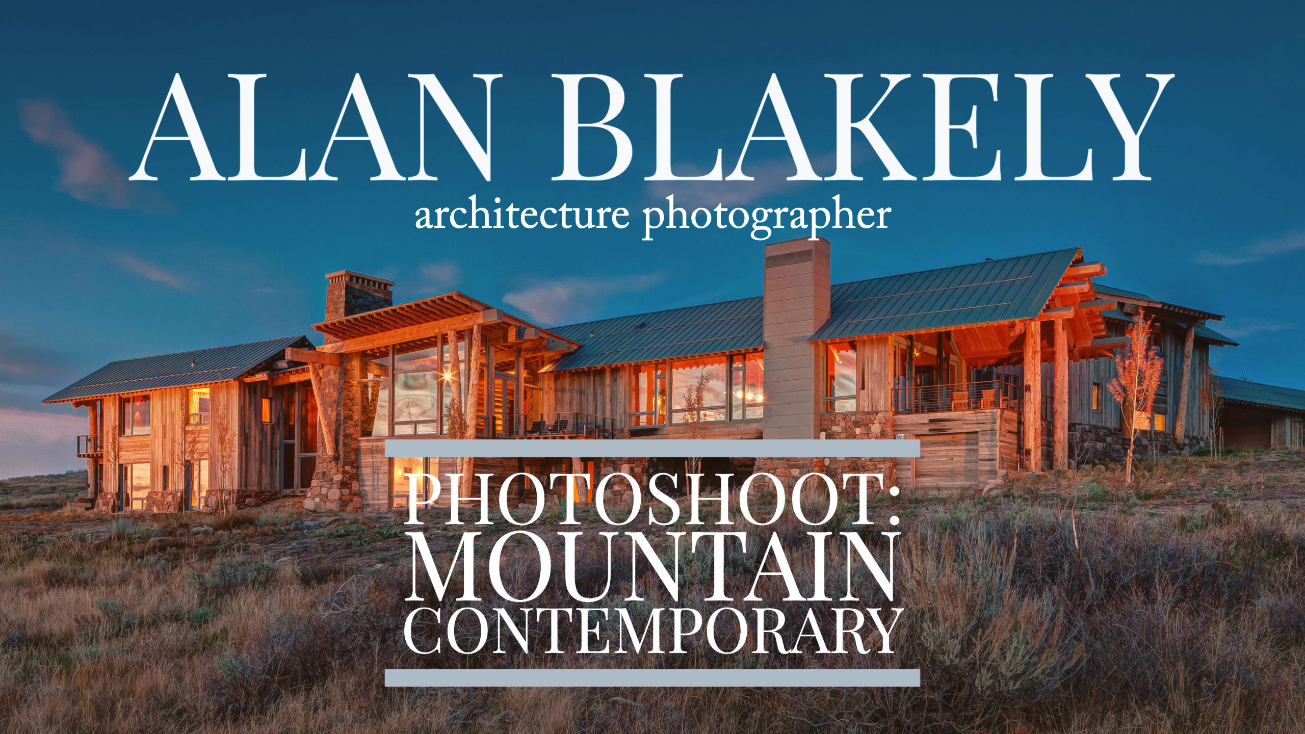 Photoshoot: Mountain Contemporary